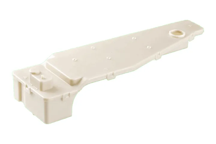 Long cream-colored plastic housing with snap tabs