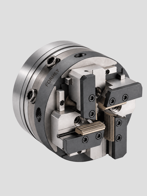 Custom manufacturing services – tangential threading die head with rebar threading chasers, FORMET engineering and OEM solutions