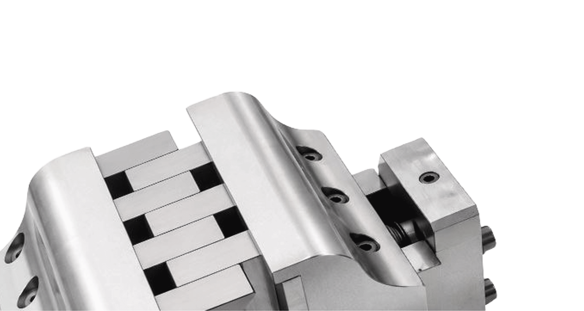 Custom engineered hydraulic clamping vise for a thread cutting machine – FORMET Engineered Components