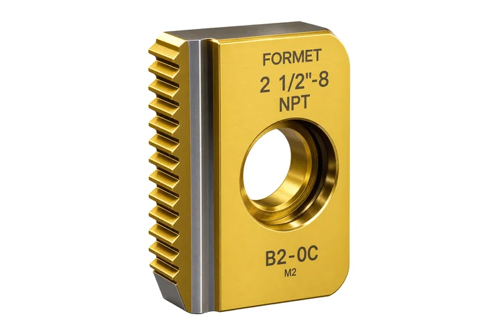 Gold-coated thread ring gauge